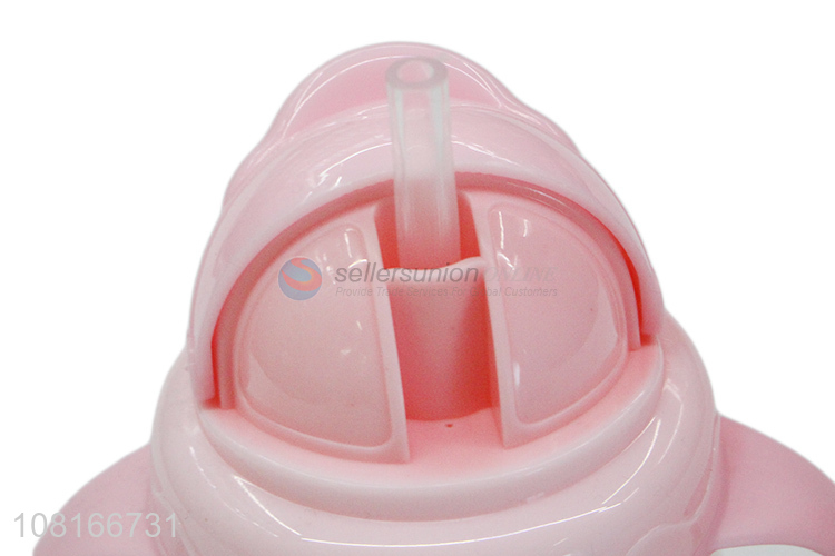 Good wholesale price plastic water cup children straw cup