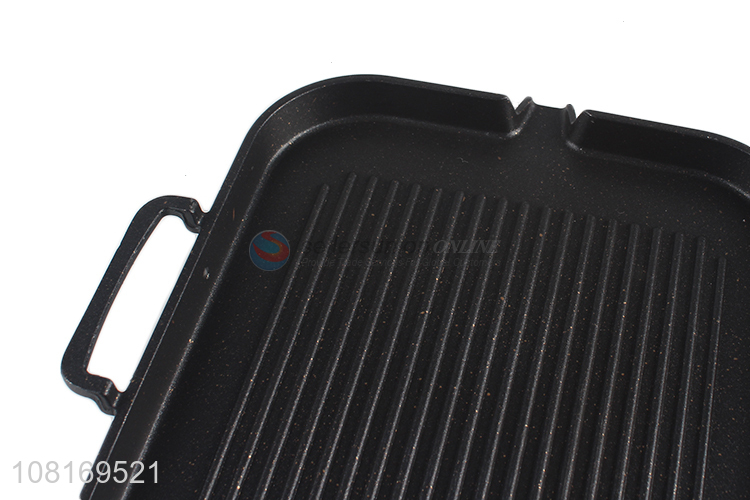 High Quality Non-Stick Grill Pan Square Korean Grill Plate