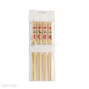 Yiwu wholesale printed bamboo chopsticks for household