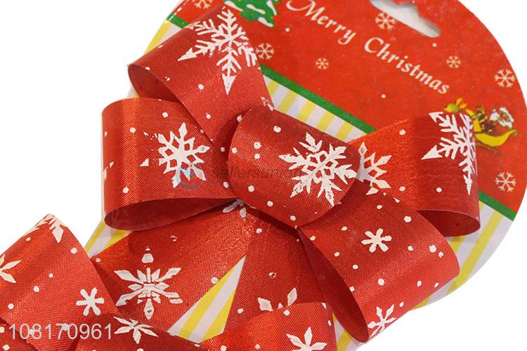 Factory price waterproof Christmas wreath bows Xmas ornaments