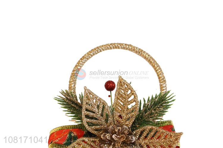Low price holiday wall hanging decoration Christmas door ornament