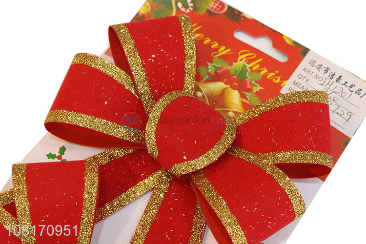 New arrival holiday decoration Christmas bows wreath garland bow