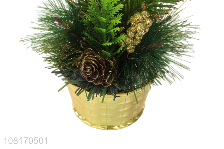 New design home holiday ornaments artificial mini Christmas tree
