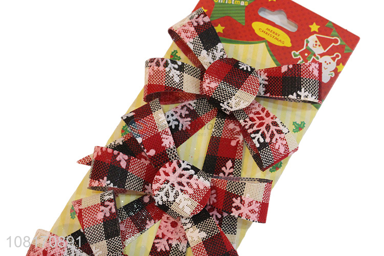 High quality Christmas decorative bows Christmas tree ornaments