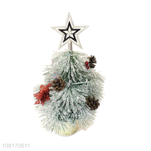 Hot items mini potted Christmas tree for holiday decoration