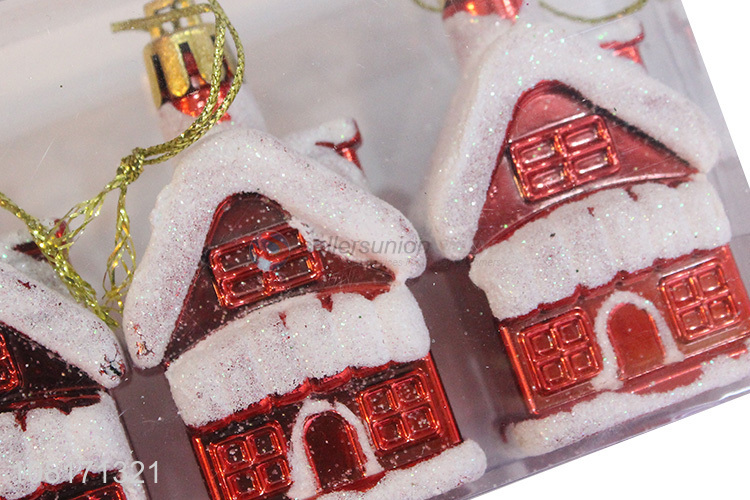 New arrival indoor Chrismas tree decor plastic Christmas snowhouse