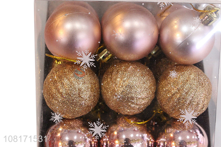 Wholesale plastic Christmas ball set Christmas tree decorations