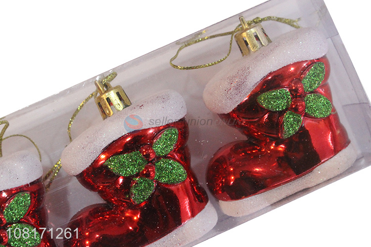 Good quality Christmas boots Christmas tree hanging ornaments