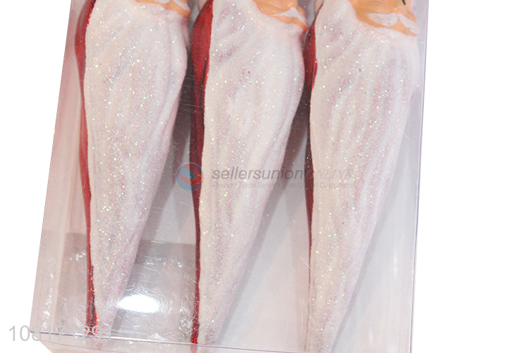 China supplier santa claus shaped Christmas tree hanging ornaments
