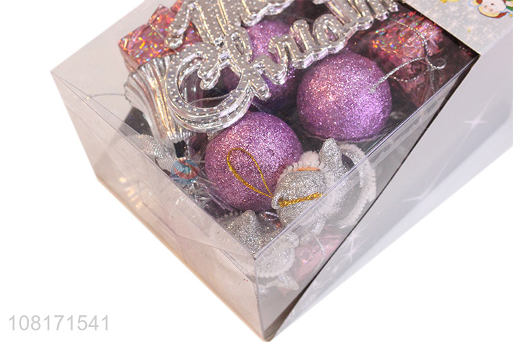 New arrival Christmas ball set Christmas tree hanging ornaments