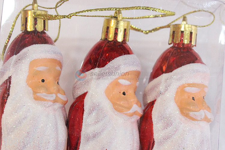 China supplier santa claus shaped Christmas tree hanging ornaments