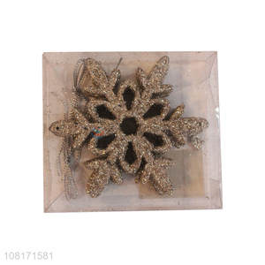 Low price Christmas snowflake ornaments Christmas party supplies