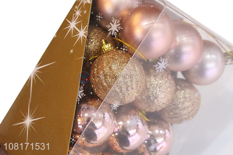 Wholesale plastic Christmas ball set Christmas tree decorations