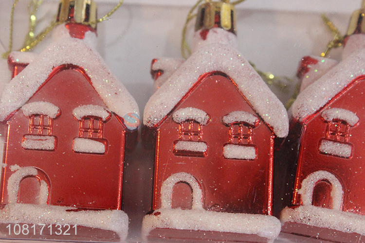 New arrival indoor Chrismas tree decor plastic Christmas snowhouse