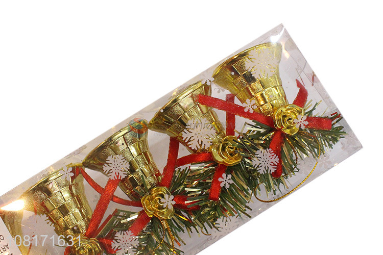 Hot products plastic Christmas bells Christmas tree decorations