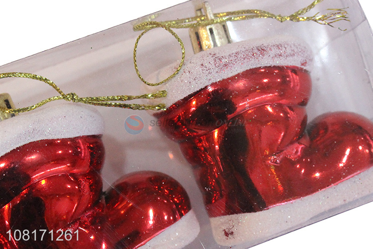 Good quality Christmas boots Christmas tree hanging ornaments