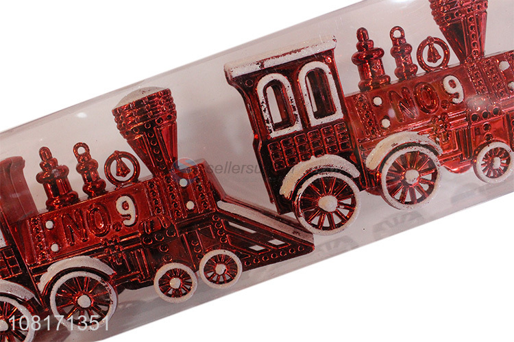 New arrival Christmas table decoration antique Christmas trains