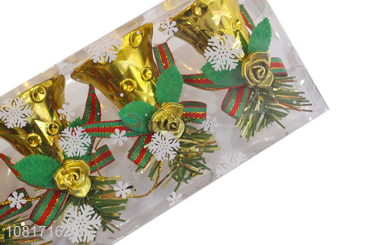 Wholesale Christmas party tree decoration plastic Christmas bells