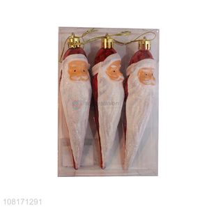 China supplier santa claus shaped Christmas tree hanging ornaments