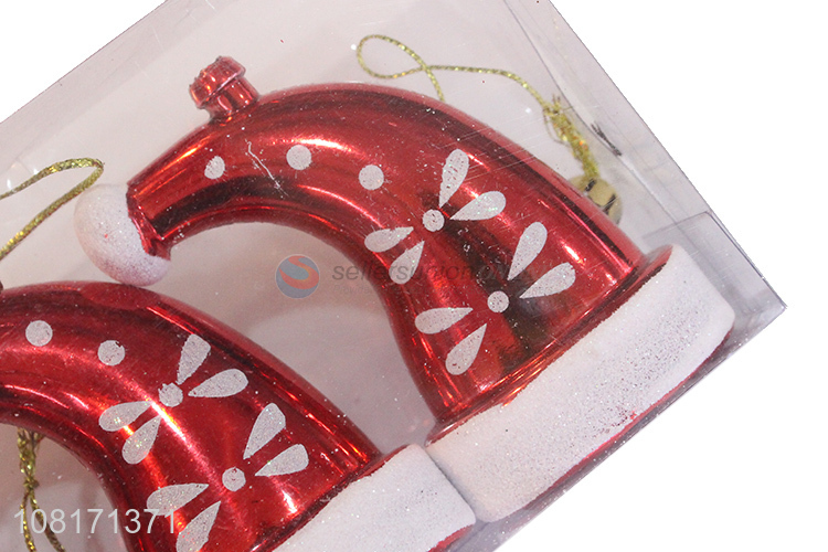 Low price Christmas hat shaped Christmas tree hangingornaments
