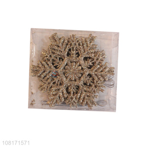 New arrival Christmas snowflake hanging ornaments for tree decor
