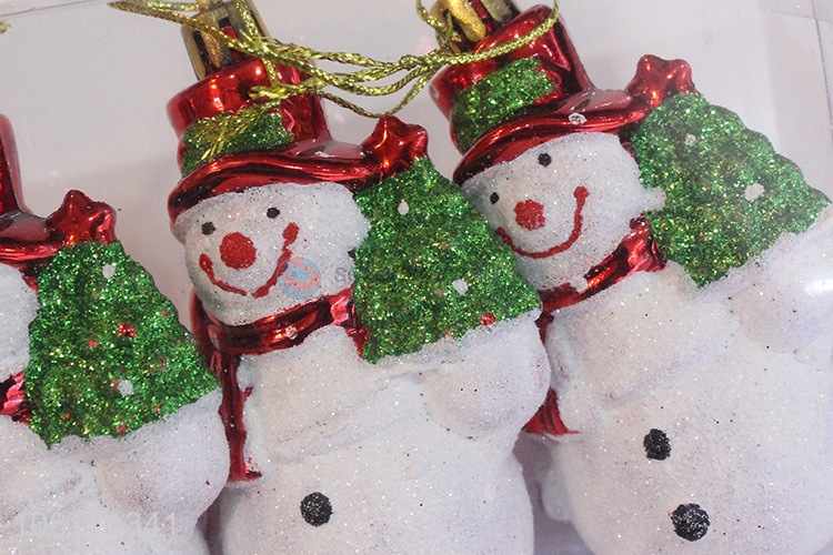 High quality Christmas snowman hanging ornaments for Christmas tree