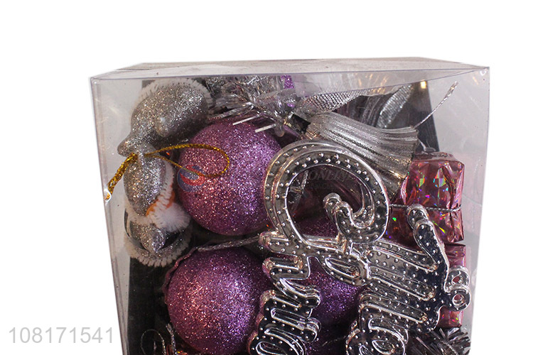 New arrival Christmas ball set Christmas tree hanging ornaments