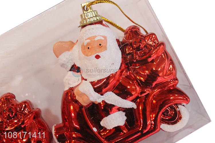 China supplier plastic Christmas pendants Christmas tree decorations
