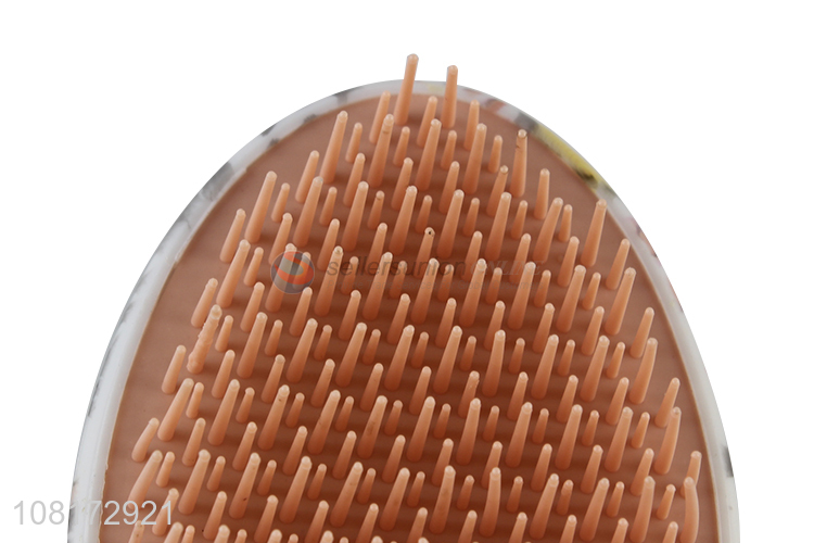 Popular Cartoon Printed Plastic Hair Comb Fashion Hair Brush