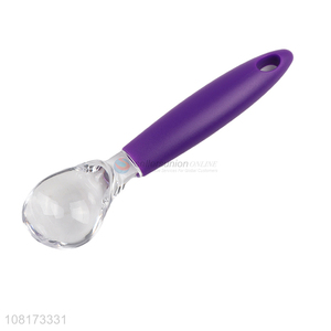 Top Quality Fashion Ice Cream Serving Spoon With Soft Handle