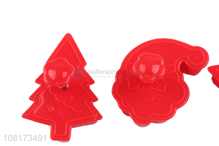 New Arrival 4 Pieces Christmas Cookies Mould Set