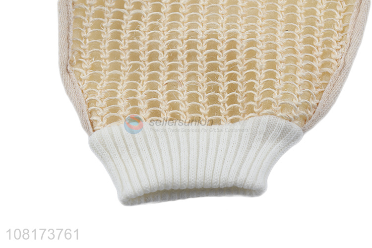 Factory wholesale bouble-sided bath gloves for bathroom
