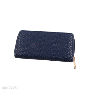 Factory wholesale blue fashion <em>ladies</em> <em>purse</em> for sale