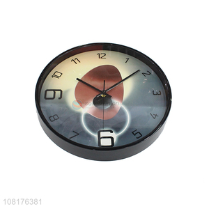 Wholesale round analog plastic <em>wall</em> <em>clocks</em> for living room decoration