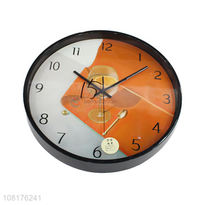 China supplier round plastic <em>wall</em> <em>clocks</em> for kitchen home decoration