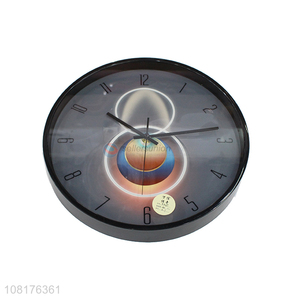 Best price stylish decorative battery operated round plastic <em>wall</em> <em>clocks</em>