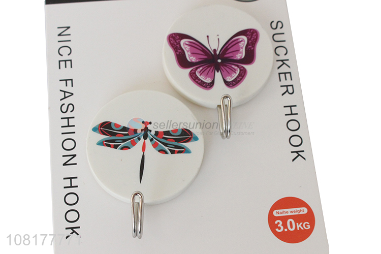 New design 2pieces household heavy duty sticky hooks for daily use
