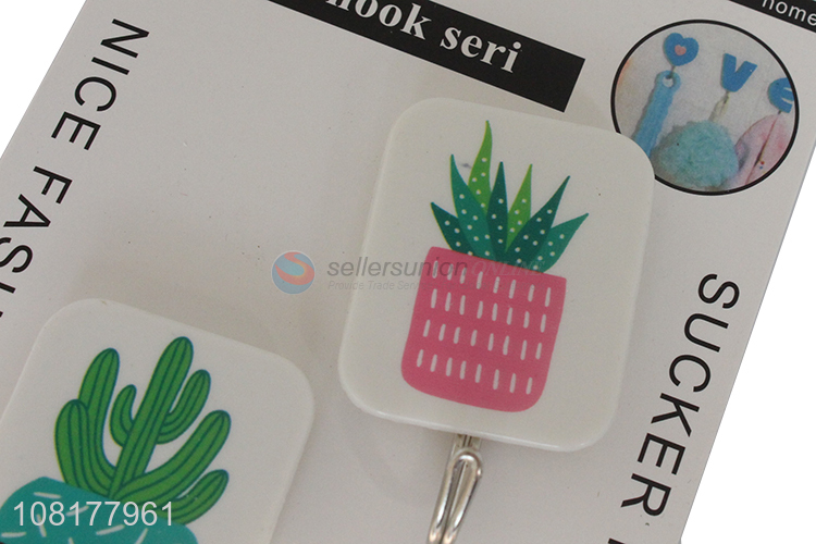 Factory direct sale 2pieces strong self-adhesive sticky hook sucker hook