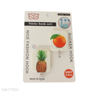 China supplier fashion bathroom accessories sticky hooks