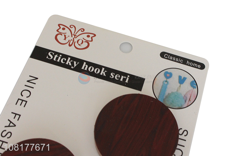 Online wholesale round door wall hanger sticky hooks