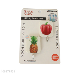 Hot selling strong self-adhesive sticky hooks for household