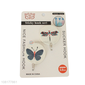 Simple design heavy duty fashion sticky hooks sucker hooks