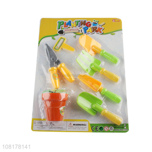 Wholesale outdoor plastic pretend play garden tool toys