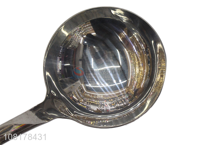 Yiwu market silver stainless steel soup spoon wholesale