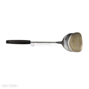 Hot selling wooden handle stainless steel spatula for cooking
