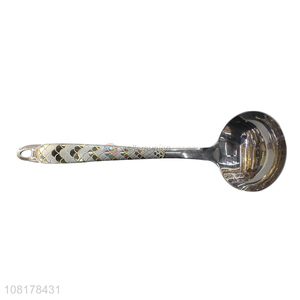 Yiwu market silver stainless steel soup spoon wholesale