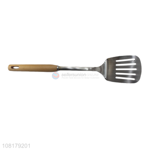 Yiwu wholesale stainless steel slotted spatula for cooking