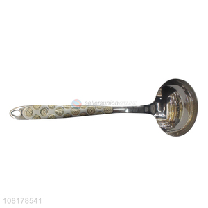 Yiwu wholesale stainless steel handle hotpot soup spoon