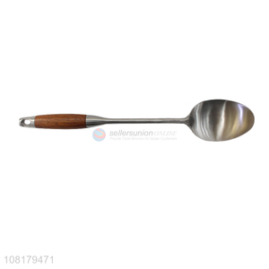 Wholesale stainless steel pointed dinner spoon rice scoop