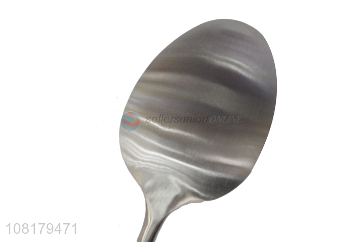 Wholesale stainless steel pointed dinner spoon rice scoop